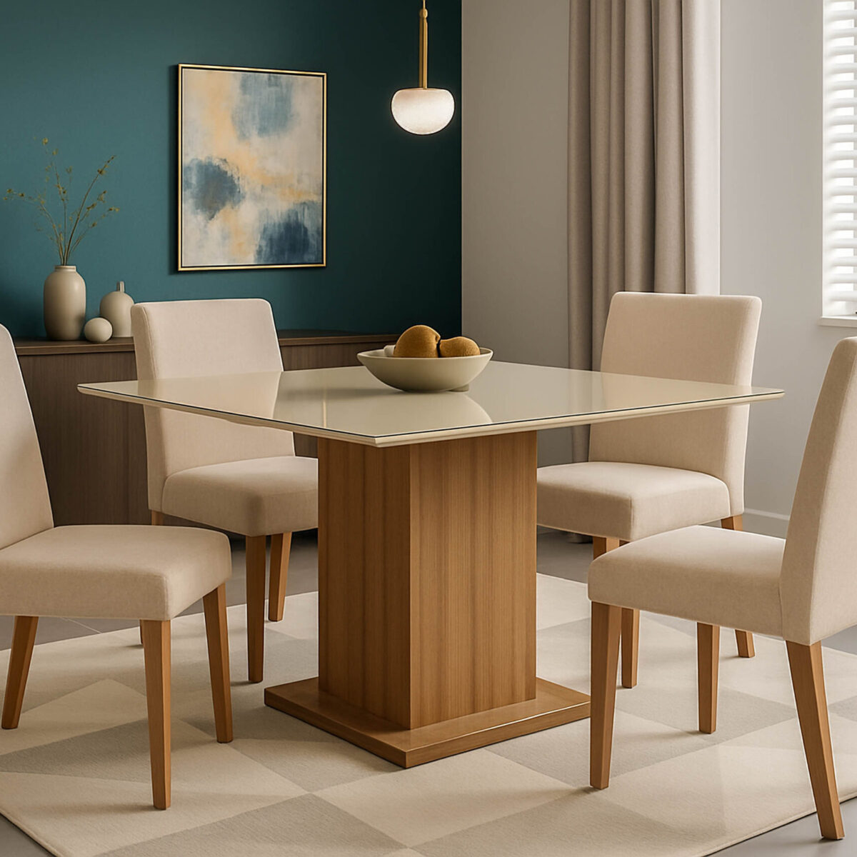 mesa com cadeiras