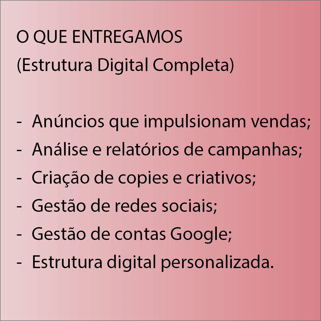 Estrutura digital completa site